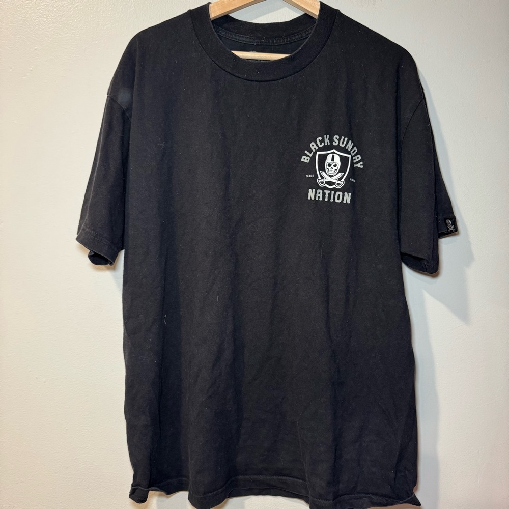 Black Sunday Rowdy Division Trade Mark Limited Ed Black T-shirt Men’s‎ XL